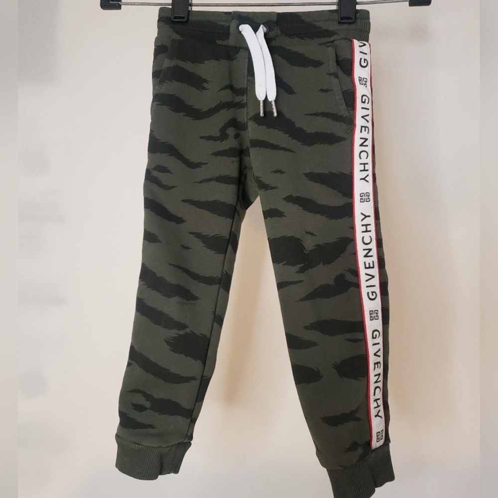 Givenchy Camouflage Joggers with Stripe